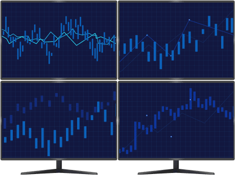 4 Monitor Array Setup